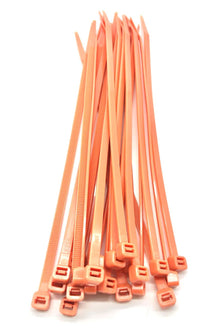 orange zip ties pack of 100