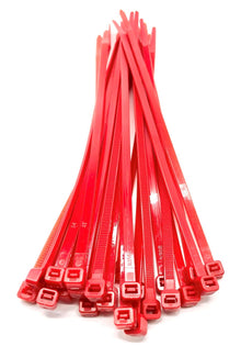 red zip ties pack of 100