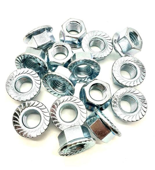 m20 serrated flange nut pack 