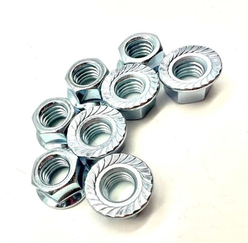 m10 serrated flange nuts