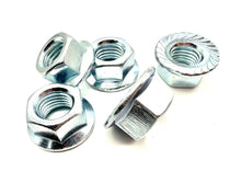 serrated flange nuts M16 steel 