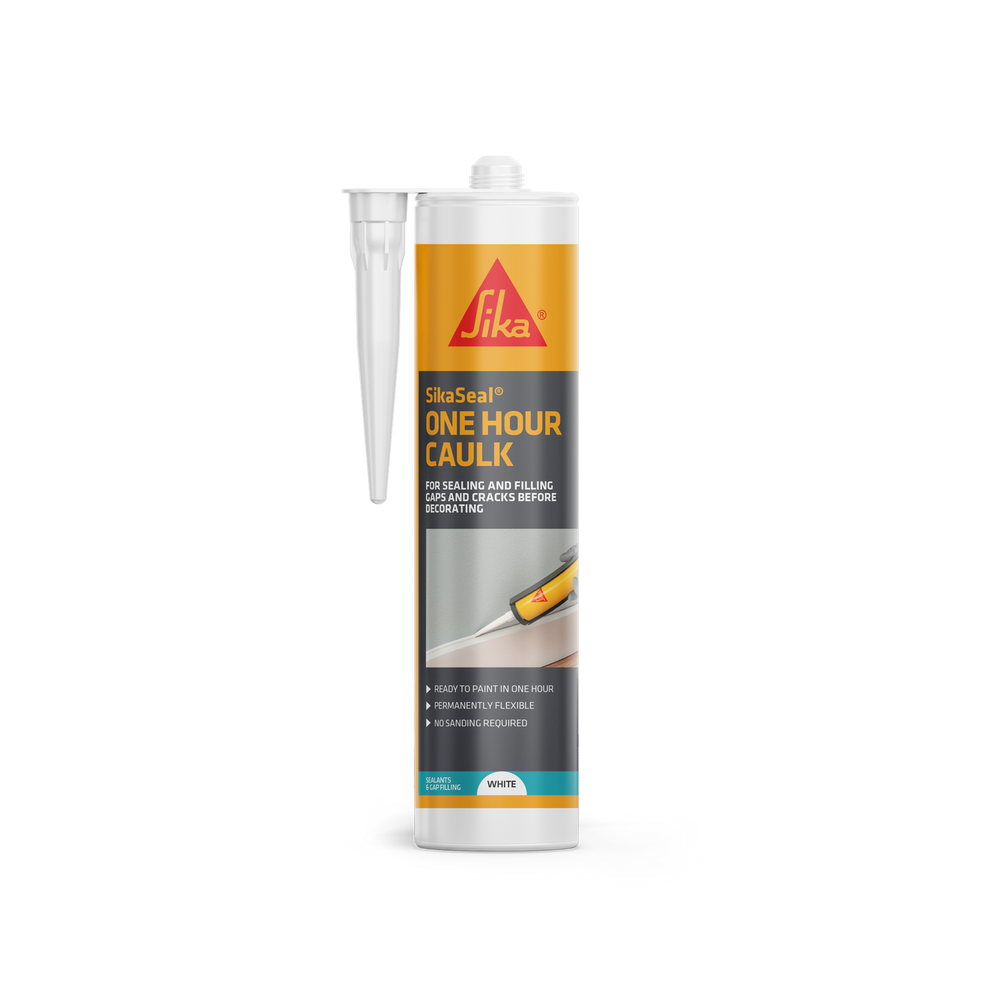 Sika SikaSeal One Hour Caulk White 300ml - 879014