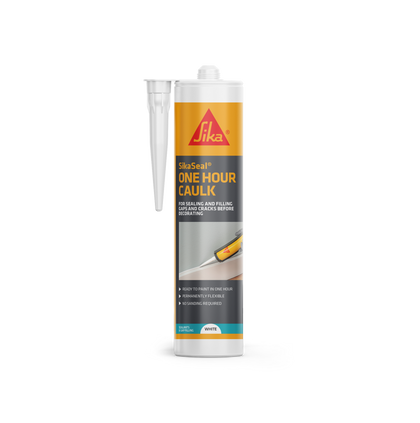 Sika SikaSeal One Hour Caulk White 300ml - 879014
