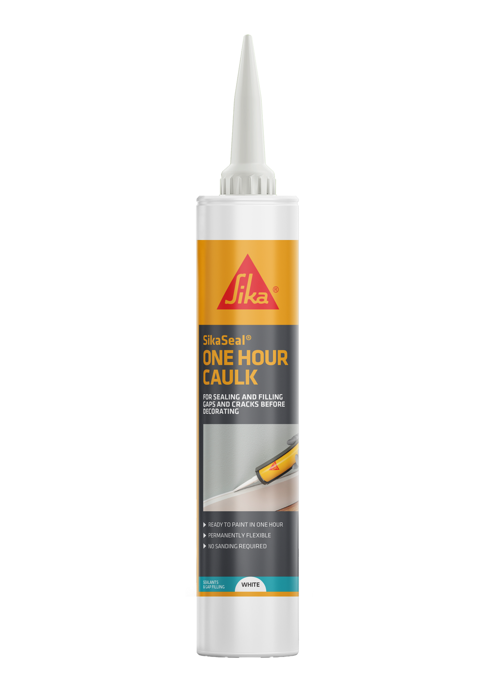 SikaSeal One Hour Caulk White 380ml
