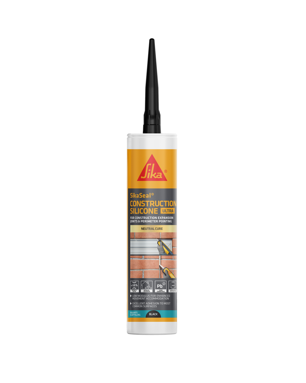SikaSeal Construction Silicone Ultra Black 300ml