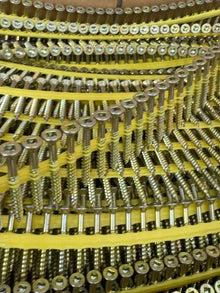 Original photograph of WSNTL44E screw strips and square drive heads