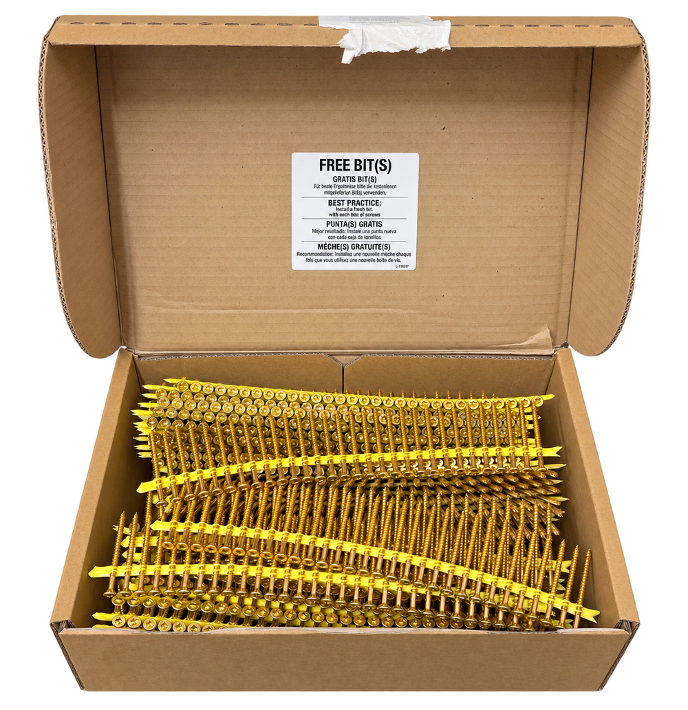 Simpson Strong-Tie Quik Drive WSNTL64E 4.6 x 64 mm collated screws in their original open box