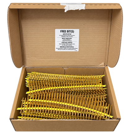 Simpson Strong-Tie Quik Drive WSNTL64E 4.6 x 64 mm collated screws in their original open box