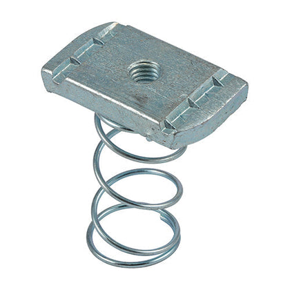 m10 unistrut channel nut long spring