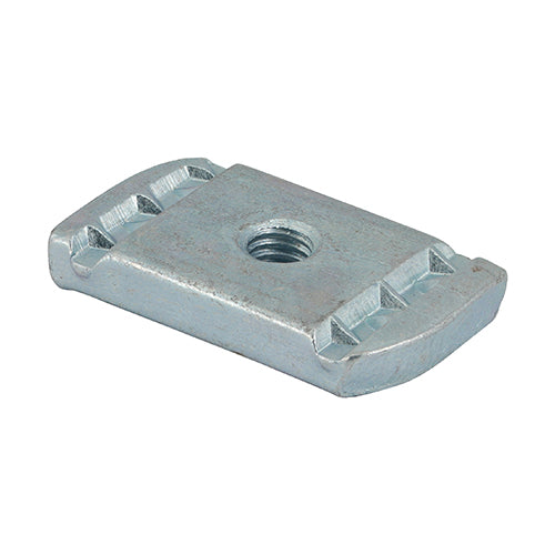 M6 channel nut for unistrut with no spring