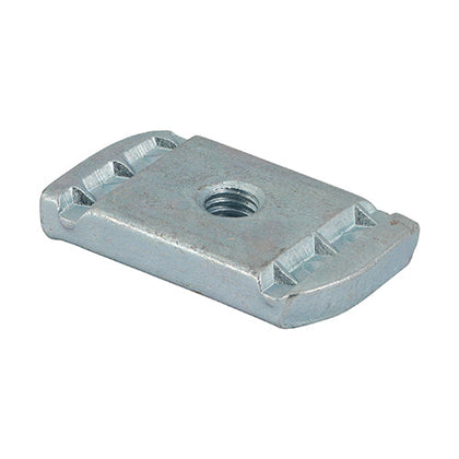M8 channel nut for unistrut with no spring