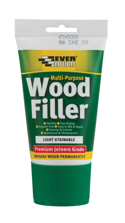 Everbuild Multi-Purpose Wood Filler Light Stainable 100ml
